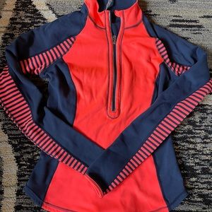 Lululemon 1/2 zip running top.